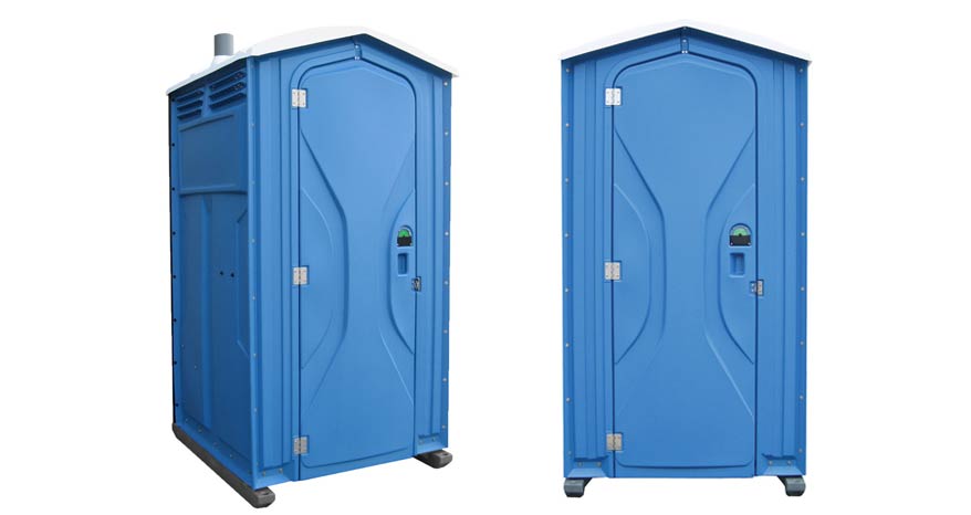 Long-term porta potty units on site in Buffalo, New York